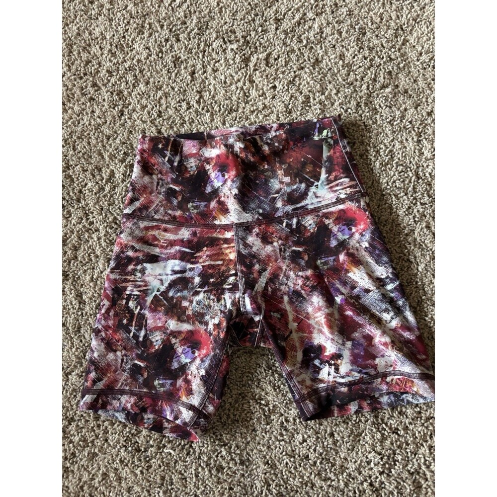 Lululemon Wunder Train Urbanity Size 2 See Measurements Biker Compression Shorts